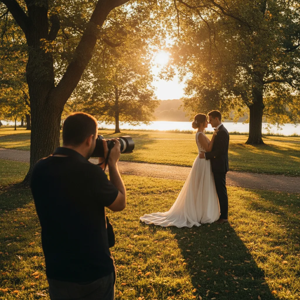 Photographe pour un mariage ou une réception